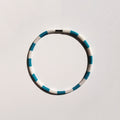 Slims Necklace Single Blue & White Stripes