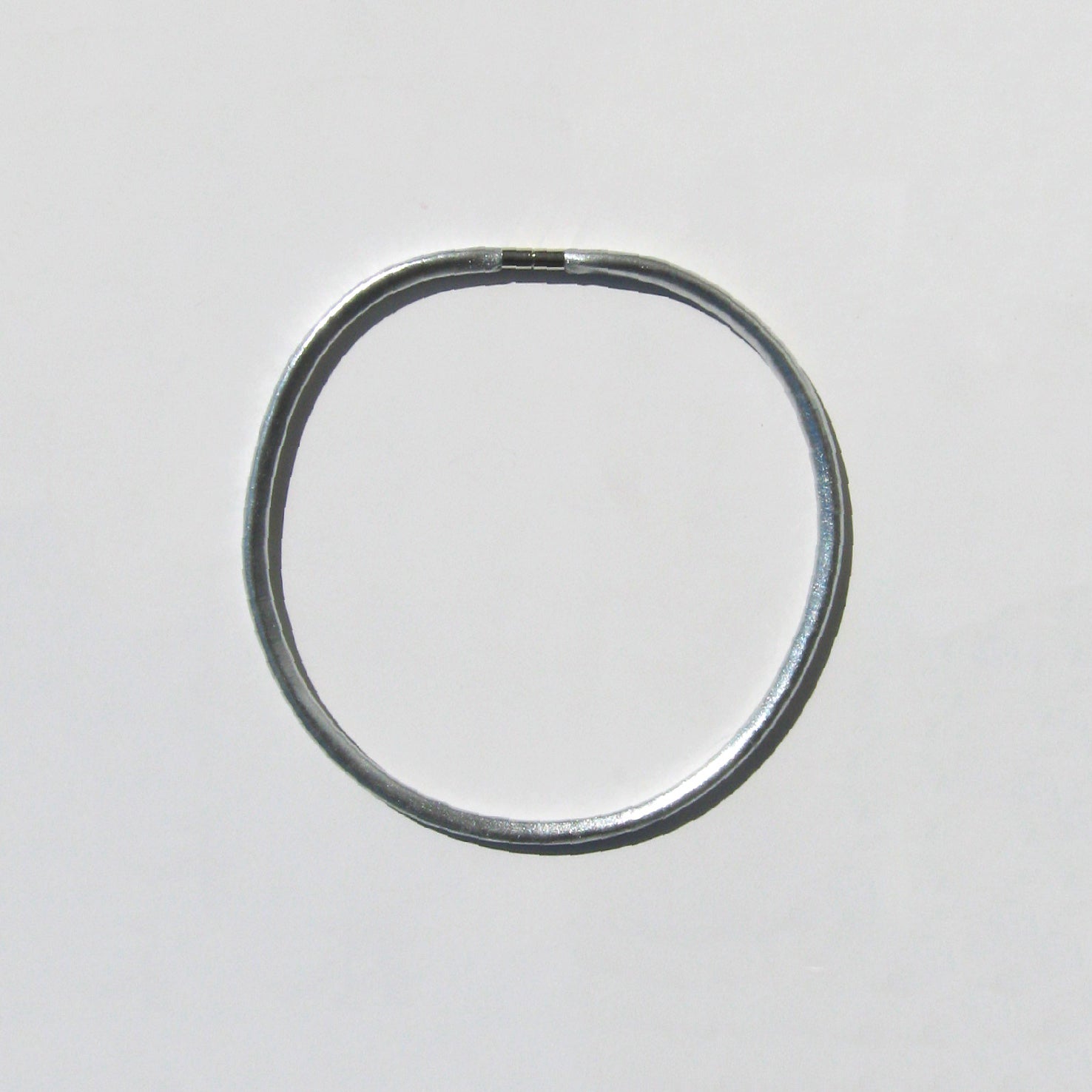 Slims Necklace Single Metallic Silver