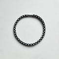 Slims Necklace Single Black & White Polka Dots