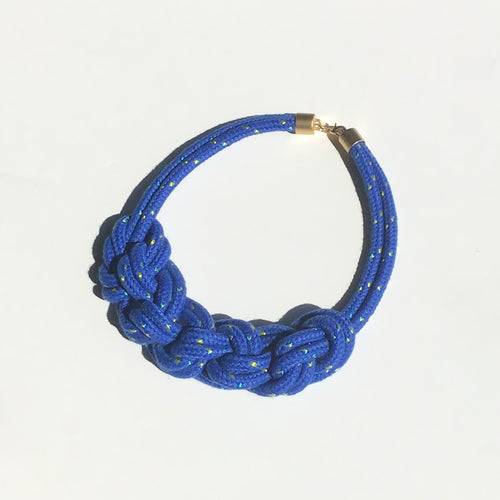 Loope Necklace Cobalt Blue