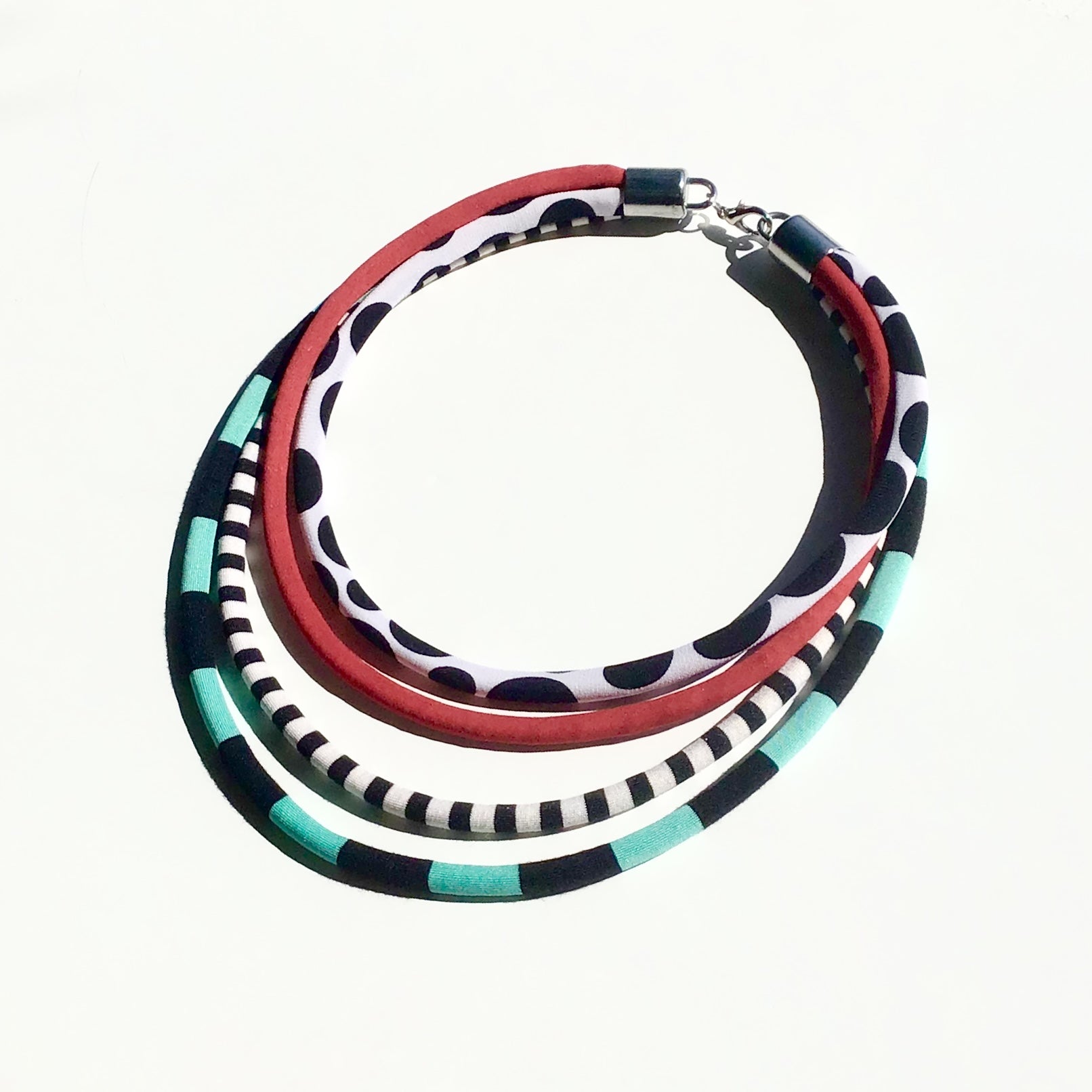 SLIMS NECKLACE Mint&Polka